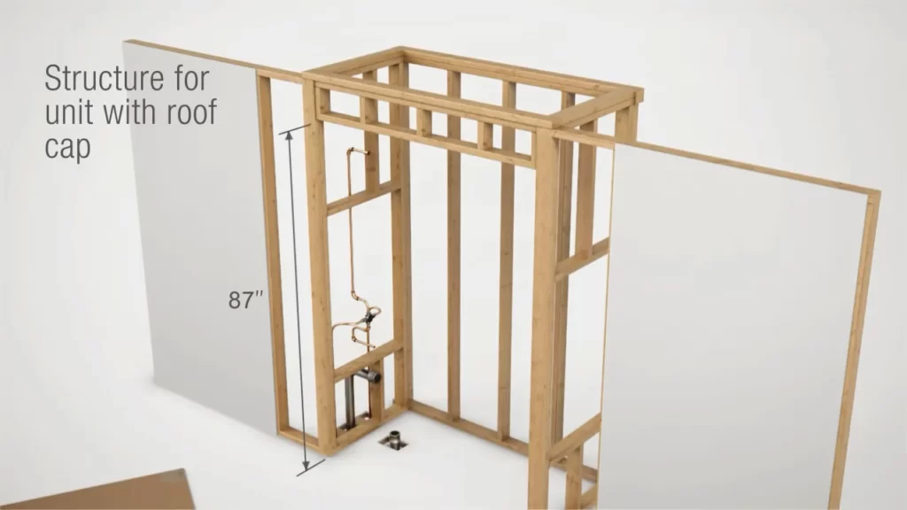 Installing The One Piece Shower Unit