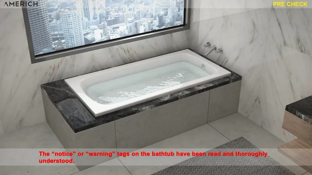 Installing The Soaking Bathtub