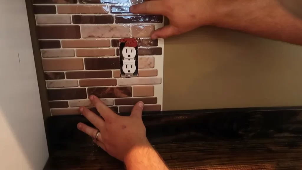 Accurately Measure And Cut The Backsplash Pieces