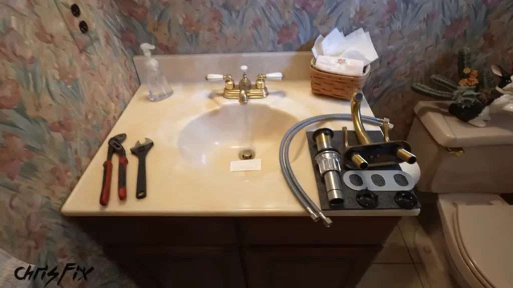 Installing The New Faucet