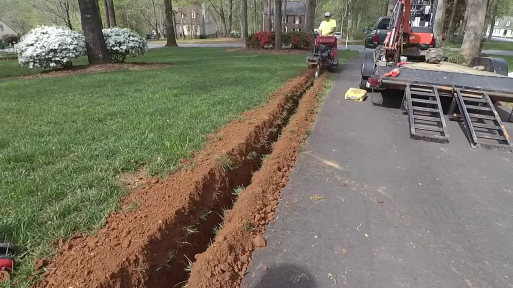 Marking Out The Trench