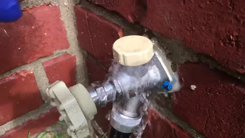 Removing The Existing Faucet Cap Or Hose Bib