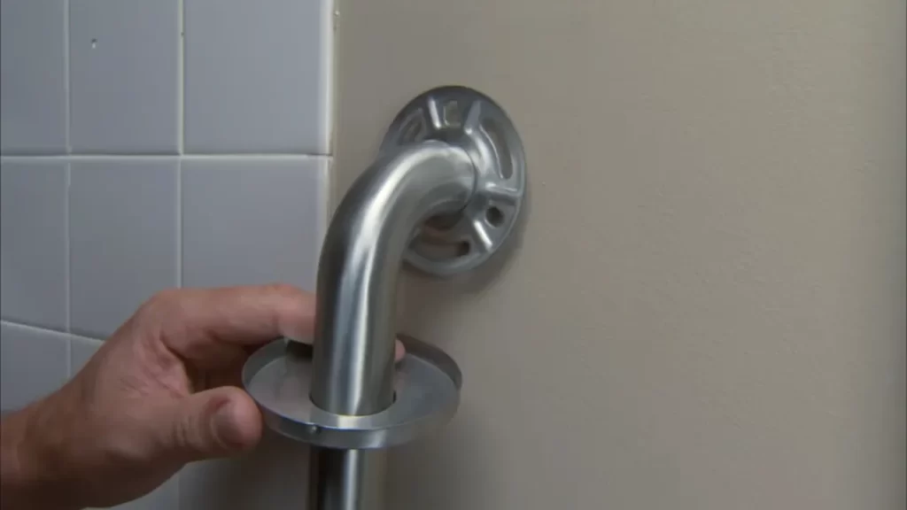 Installing The Shower Grab Bar