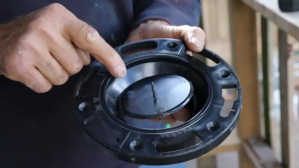 Connecting The Toilet To The Flange