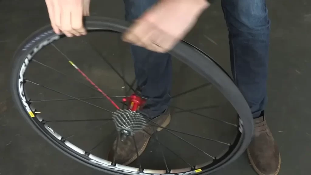 Removing The Wheel And Deflating The Tire