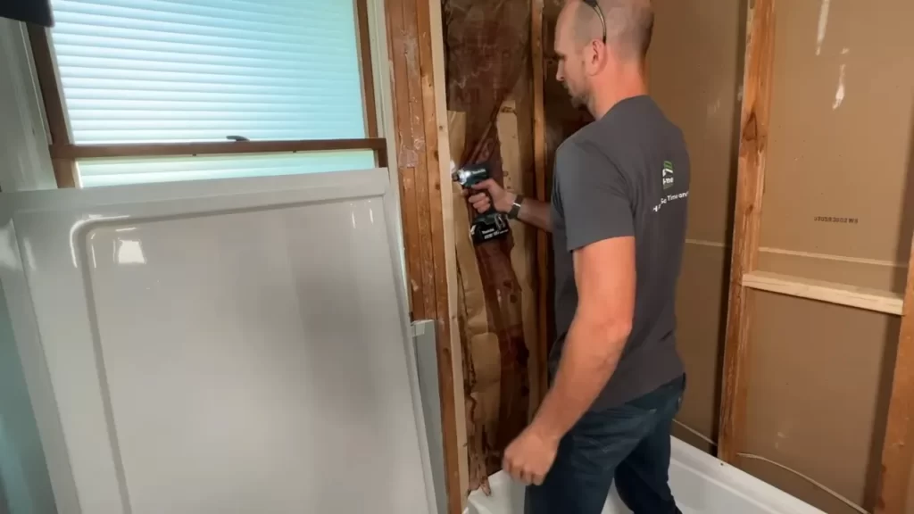 Measuring And Marking The Shower Area