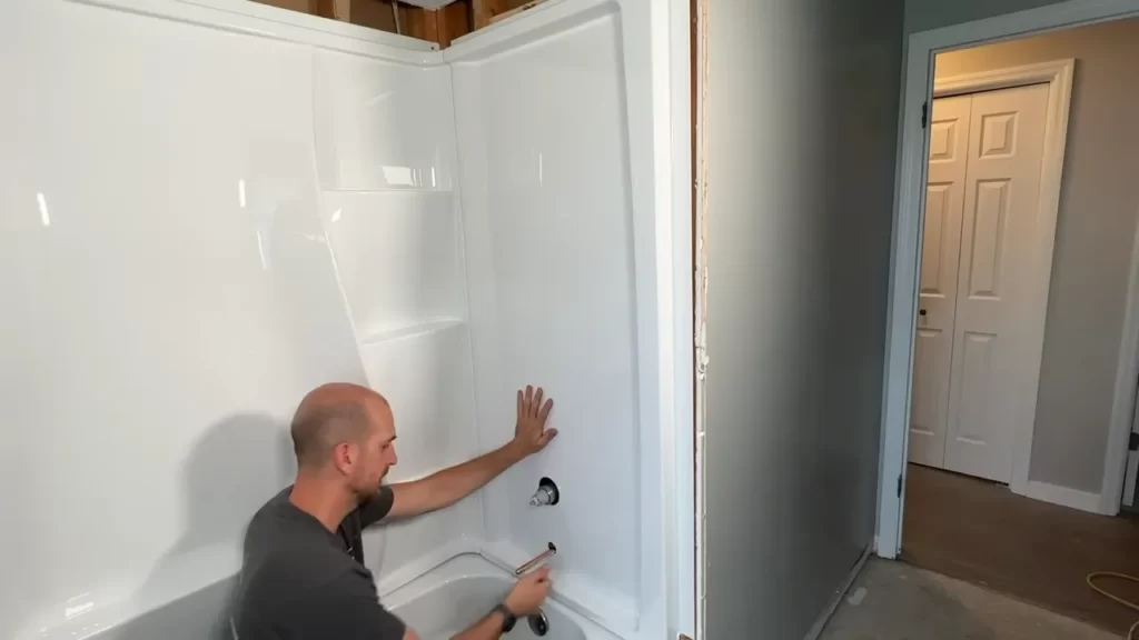 Assembling The Shower Surround Panels