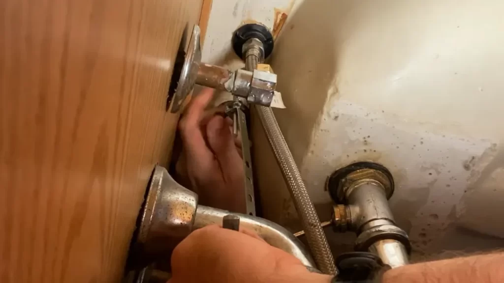 Removing The Old Faucet