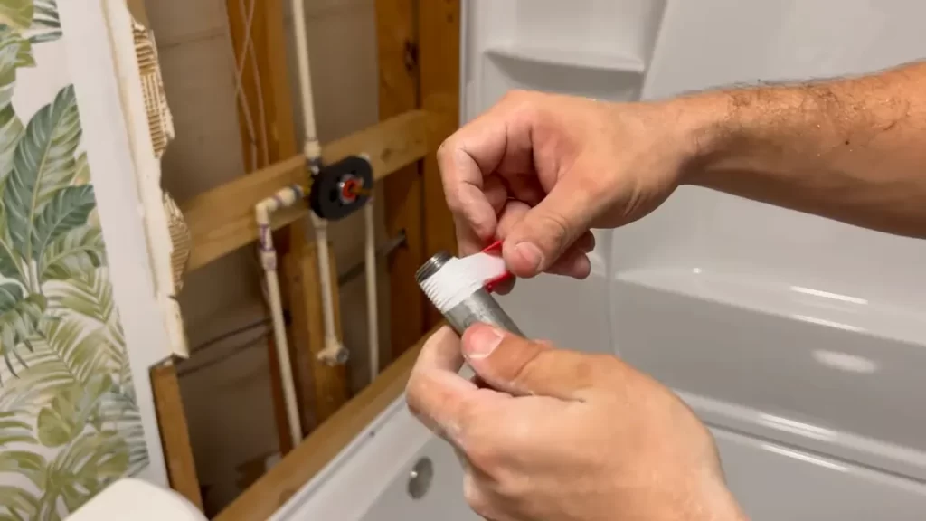 Installing The New Tub Faucet