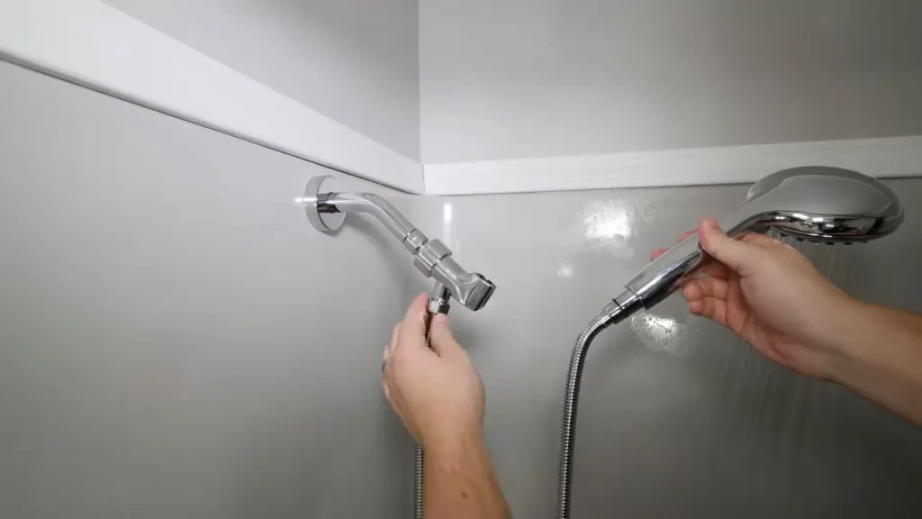 Installing The New Shower Head