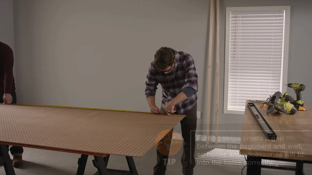 How to Install a Pegboard Wall