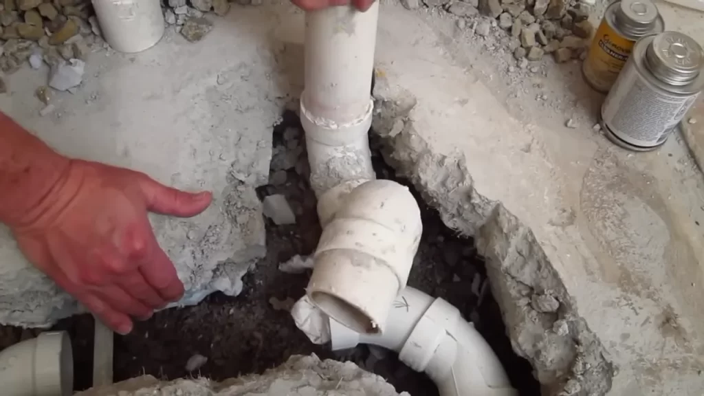 Installing The New Shower Drain Trap