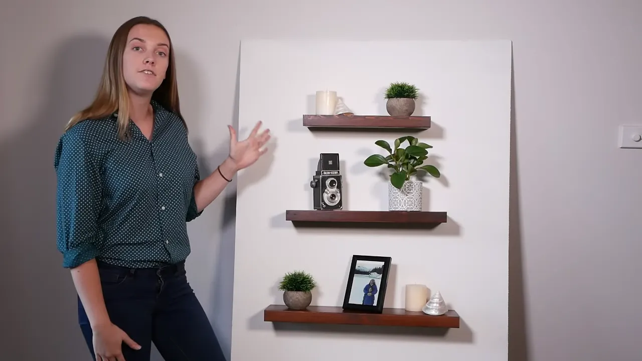 How to Install Floating Shelves Without Drilling