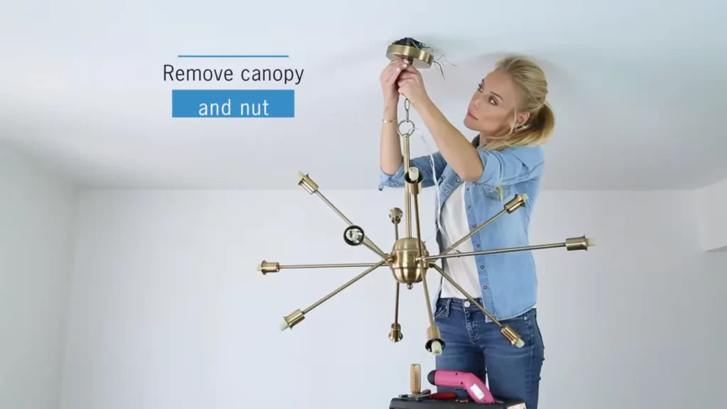 How to Install a Chandelier With Chain