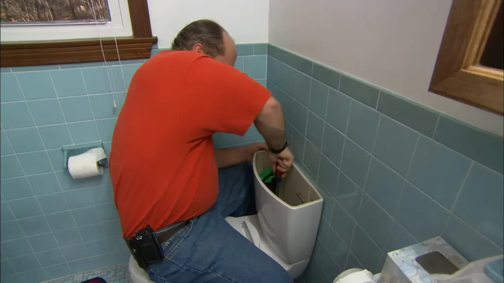 Removing The Old Toilet