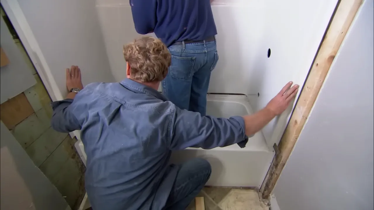 How to Install a Fiberglass Tub And Surround