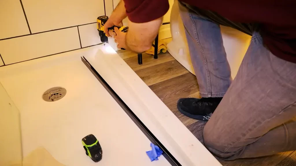 Installing The Shower Glass Panels