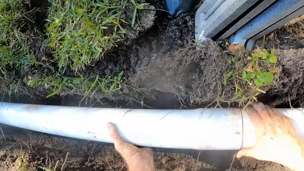 Installing The Downspout Drain System