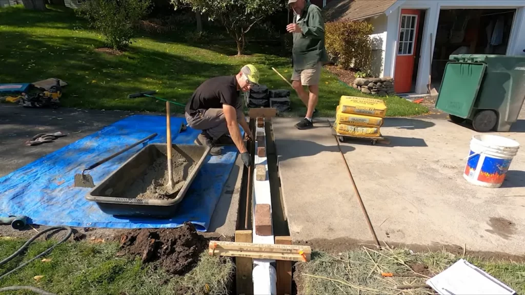 Installing The Trench Drain System