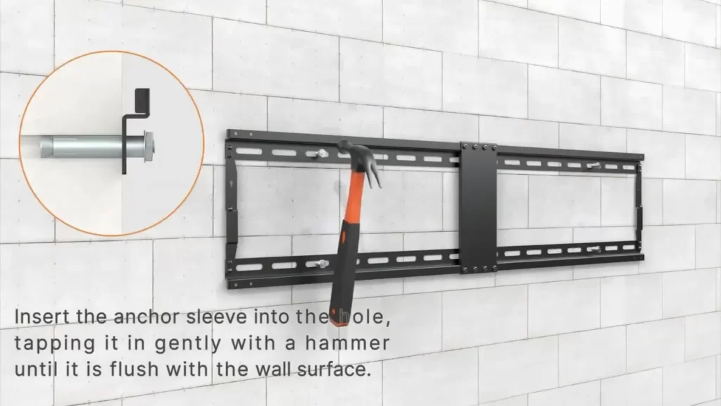 Drilling And Placing The Wall Mount Bracket