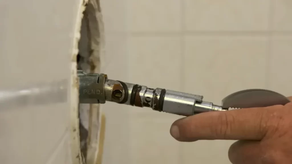 Removing The Shower Handle