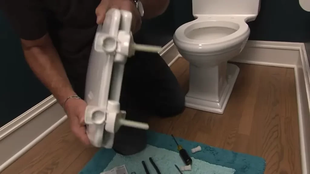 Step 2: Removing The Old Toilet Seat