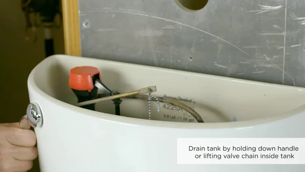 Removing The Old Flush Valve Seal