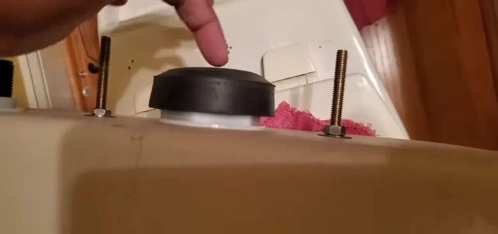 Preparing The Toilet Tank And Gasket