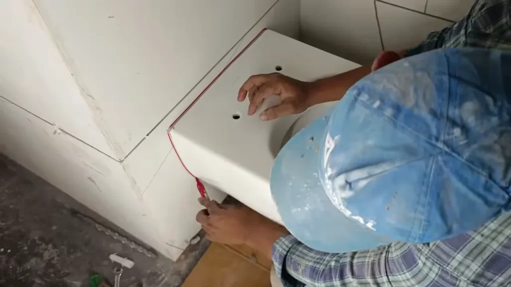 Mounting The Toilet Bowl