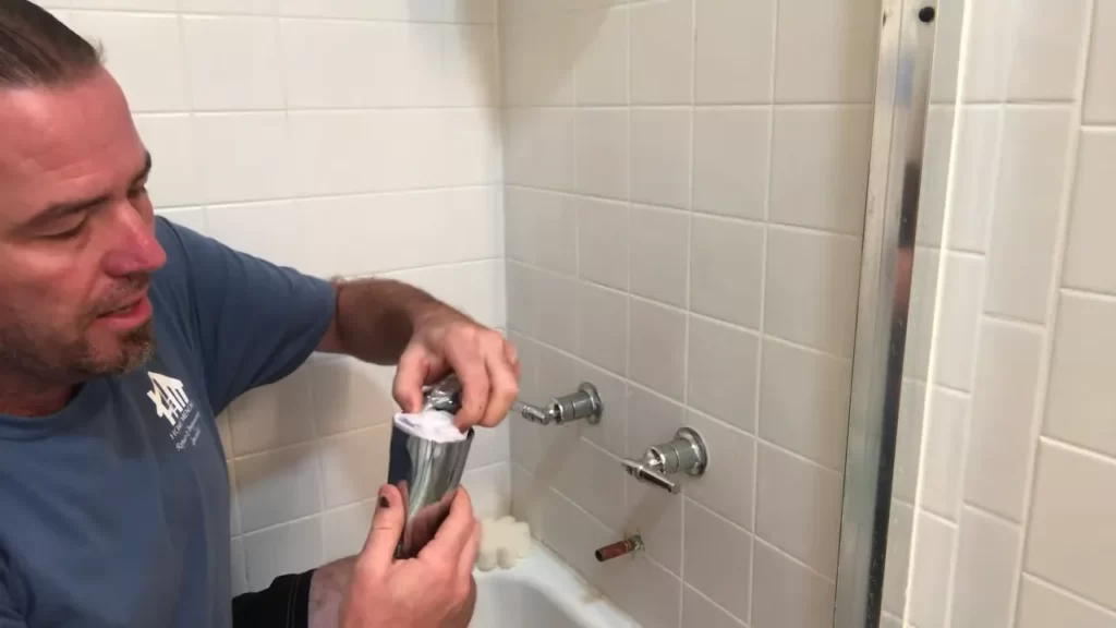 Step 3: Attaching The Diverter Tub Spout